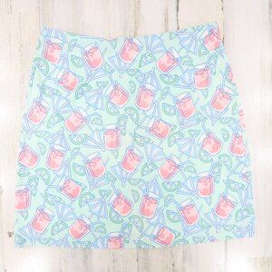 Vineyard Vines Skirt Size 6 Margo Umbrella Lime Cocktails Golf Resort Vacation